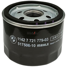 Load image into Gallery viewer, BMW Motorrad Oil Filter - R Model / F Model / M Model / S Model / K Model Series - 11425B70298 (11427721779, 11428409567) - Hermy's BMW SuperShop