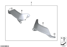 Load image into Gallery viewer, BMW Motorrad - Genuine BMW Extension for Hand Protectors - R 1300 GS - 46635A675E6