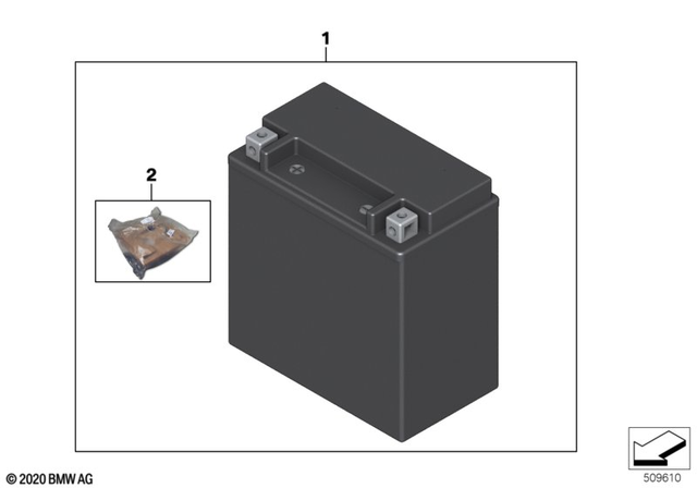 Battery Agm BMW-Motorrad - 61218394179 – Hermy's BMW SuperShop