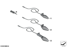 Load image into Gallery viewer, BMW Motorrad - Genuine BMW LED Turn Indicator - Long Stalk - 63138557204