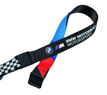 Load image into Gallery viewer, BMW Motorrad - Genuine BMW Motorsports Lanyard - Black - 76615B673C9