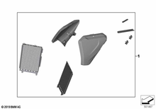 Load image into Gallery viewer, BMW Motorrad - Genuine BMW Splash and Stone Chip Accessory Set - R 1200 GS / R 1250 GS/GS Adventure - 77312465258