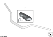 Load image into Gallery viewer, BMW Motorrad - Genuine BMW Handlebar Guard - R 1300 GS/GS Adventure - 77315B568A4