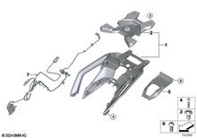 Load image into Gallery viewer, BMW Motorrad - Genuine BMW Set Luggage Carrier - R 1300 GS - 77445B4EB67 - 77445B88001