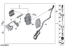 Load image into Gallery viewer, BMW Motorrad - Genuine BMW ConnectedRide GPS Mount Cover - 77525B647A5