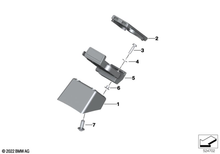 Load image into Gallery viewer, BMW Motorrad - Genuine BMW GPS Mount Cradle Cover - 77527726412