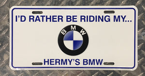 Hermy's BMW License Plate - BMWSuperShop.com