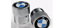 Load image into Gallery viewer, Genuine BMW Aluminum Motorcycle Tire Valve Stem Caps (2 in a pack)